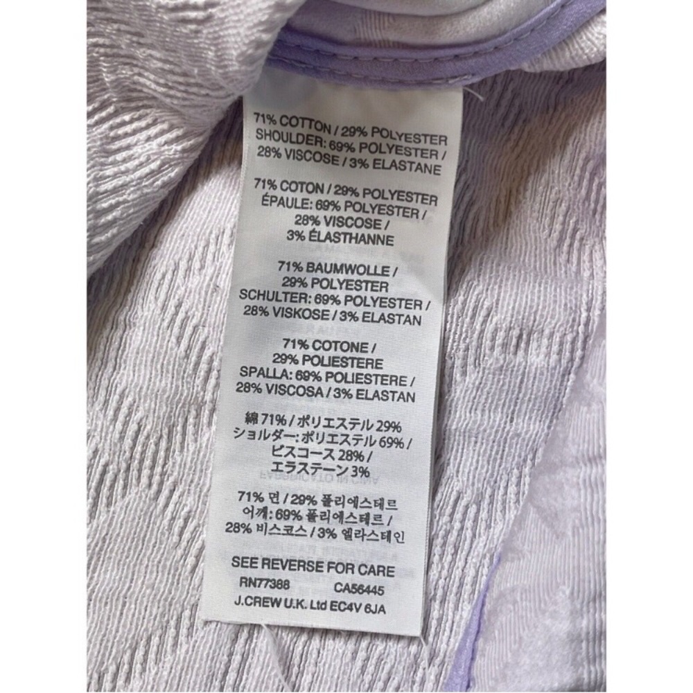 Jcrew ashen quartz color jacquard pattern vest shift dress slip dress xs - Picture 7 of 8